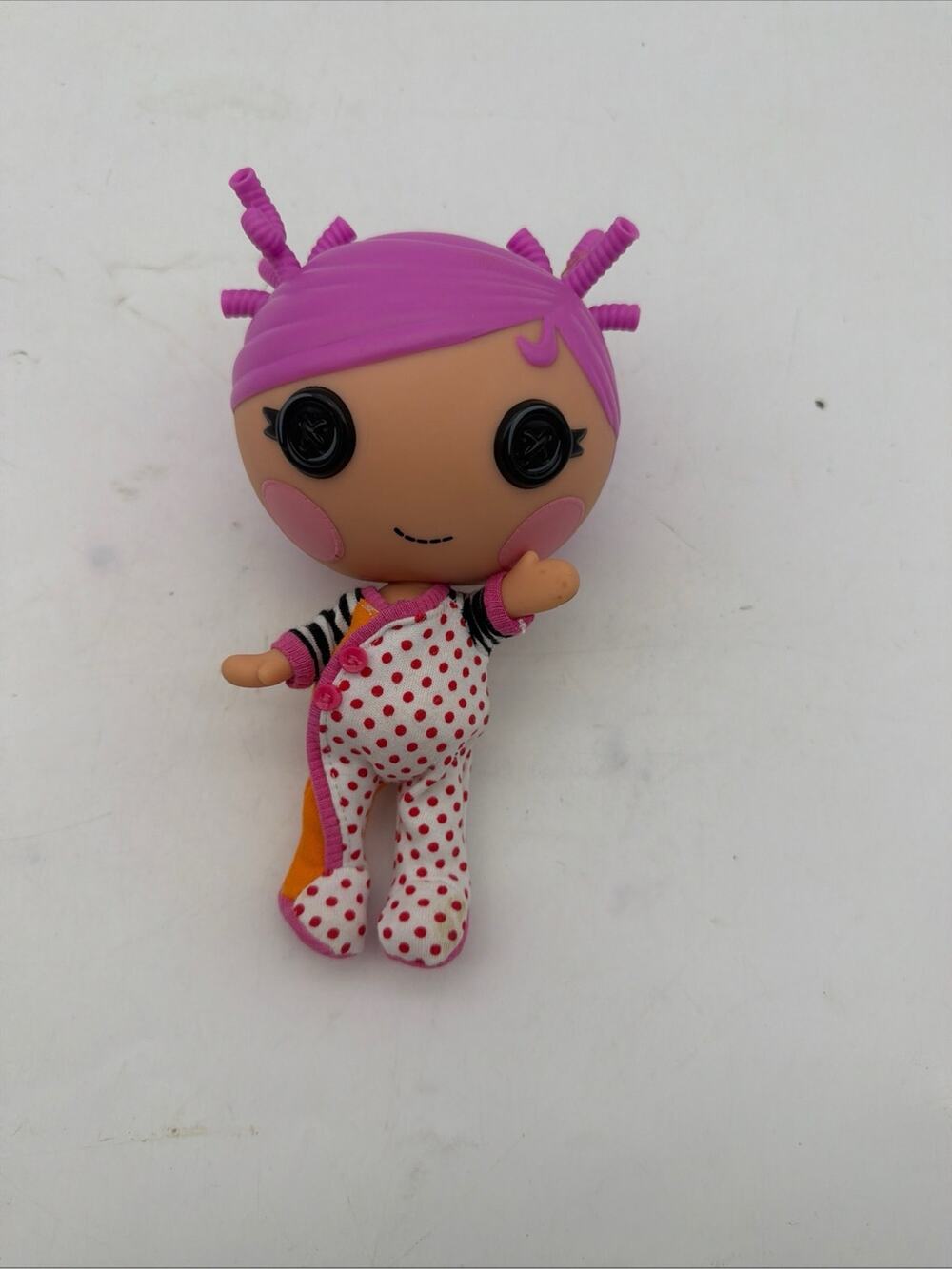 2011 Lalaloopsy Littles Silly Hair doll named Squirt Lil' Top